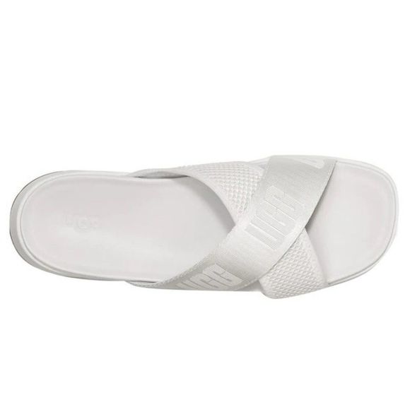 UGG Women's Emily Mesh Slide Sandals - White 6.5M - Picture 6 of 8